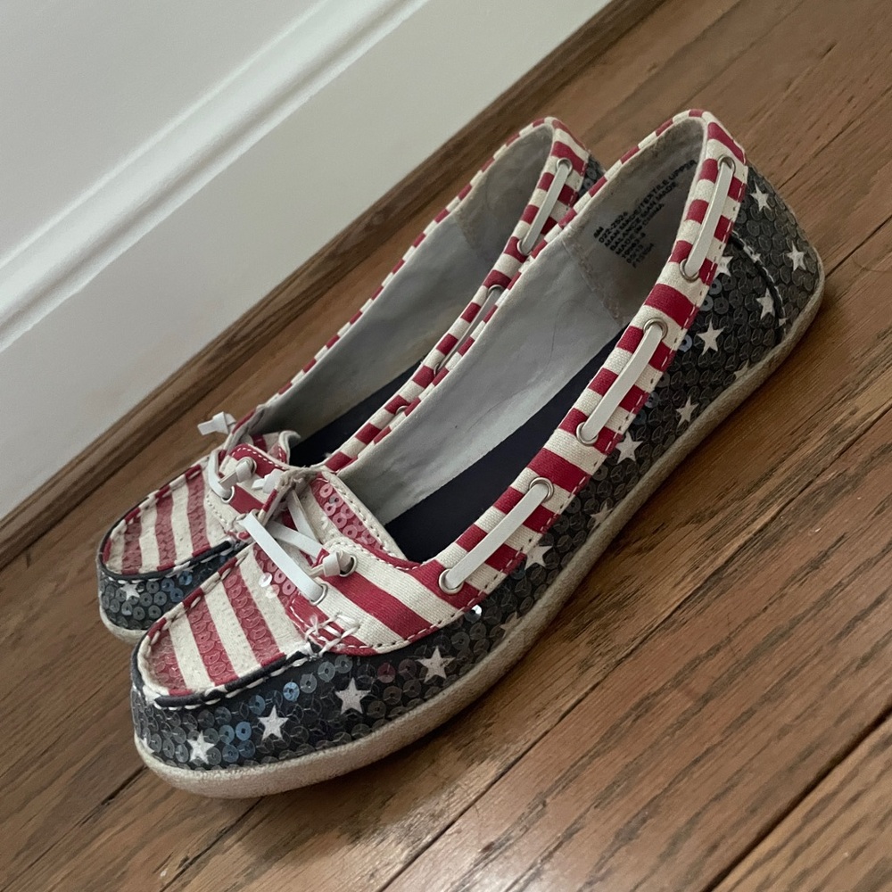 American Flag Boat Shoes 🇺🇸